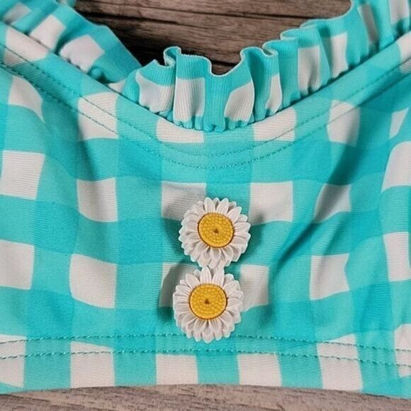 The Bikini Lab Gingham Swim Top Sz M - Picture 3 of 10